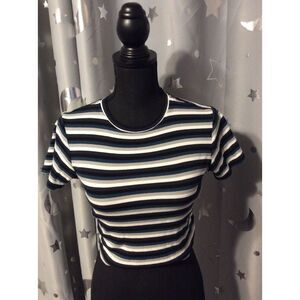 Dickies Ribbed Crop Top Size Medium Womens Short sleeve